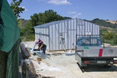 Insulated metal panel construction